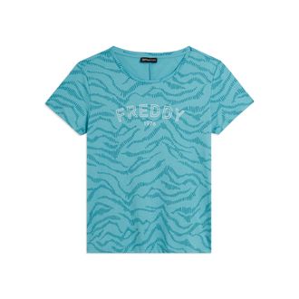 Freddy T-shirt Stampata con Logo FREDDY 1976