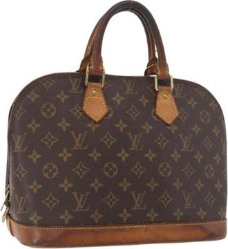 Louis Vuitton Pre-owned Alma Hand Bag - Dames - Vintage Handtas - Bruin - ONE Size - Leer - Vintage