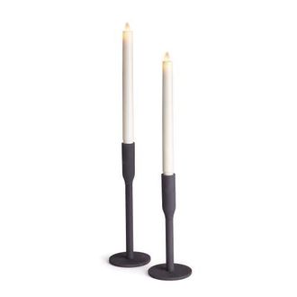 Napa Home & Garden Killian Taper Holders Set of 2 in Black at Nordstrom