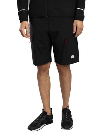 Emporio Armani Lichtgewicht Cargoshorts, Zwart
