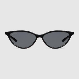 Gucci Cat-eye Frame Sunglasses, Black