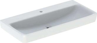 Keramag Keramag - Geberit Renova Plan, Lavabo, 100x48 Cm, 1 Agujero Para Grifo, Sin