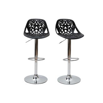 Miliboo Taburetes De Bar Dise&ntilde;o Barroco Negro Barocca