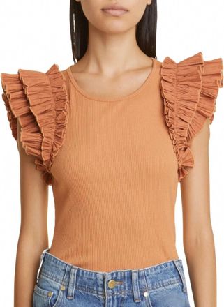 Ulla Johnson Womens Lilo Top In Chestnut