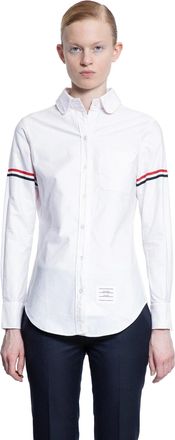 Thom Browne Oxford Armband Round Collar Shirt