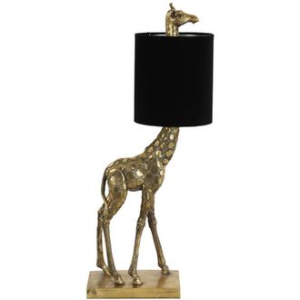 Light & Living L&aacute;mpara De Mesa - Giraffe - Negro - Pl&aacute;stico - - Light&living