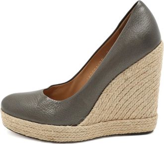 Ferragamo Pumps con zeppa - Grigio