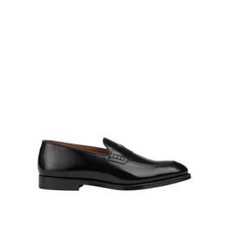 Doucal's Leren Loafers Klassiek Design - Heren - Loafers - Zwart - 40 EU - Leer - Schoenen