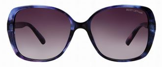 Suzy Levian Womens Purple Tortoise Oversize Lens Sunglasses