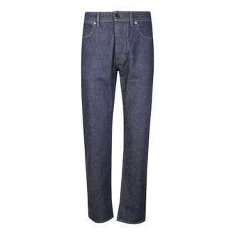 Stone Island Straight Jeans, male, Blue, Size: W32 Regular Straight Jeans