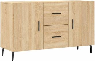 vidaXL Sideboard Sonoma Oak 100x36x60 cm Engineered Wood vidaXL