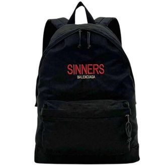 Balenciaga Pre-owned Backpacks, unisex, Black, Size: ONE SIZE Pre-owned Vintage Backpack