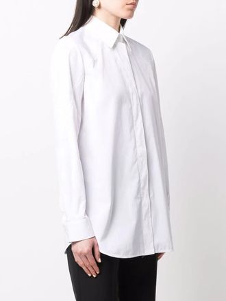 Ferragamo Cotton Poplin Blouse - White