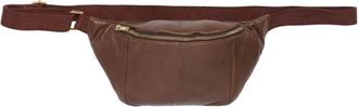 BTF-CPH Leren Bum Bag True Brown Goud - Dames - Heuptassen - Bruin - ONE Size - Leer - Tassen
