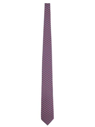 Ferragamo Multicolor Logo Printed Tie