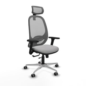 Piqueras y Crespo Silla De Oficina Piqueras Y Crespo Cilanco Gris Claro Espuma Densa
