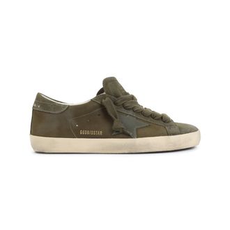Golden Goose Olive Lace-up Sneakers