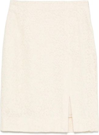Dior Minigonna a fiori anni 2000 - Toni neutri