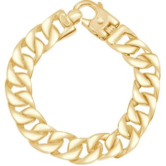 Pompeii3 Mens Cuban Link 14k Gold (95gram) or Platinum (152gram) 13.5mm Bracelet 8.5