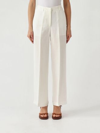 Maliparmi Linen Blend Palazzo Trousers