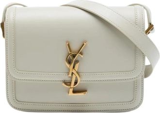Saint Laurent Pre-owned Solferino Schoudertas - Dames - Vintage Schoudertas - Wit - ONE Size - Leer - Vintage