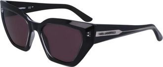 Karl Lagerfeld Sunglasses, female, Black, 54 MM, Cat-Eye Sunglasses