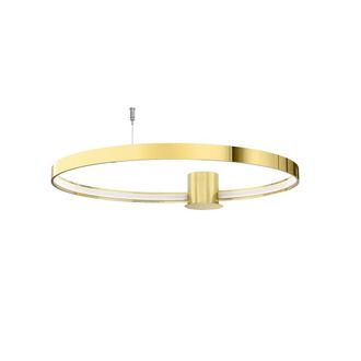 Thoro L&aacute;mpara de techo dorado aluminio 3000k alt. 13 cm