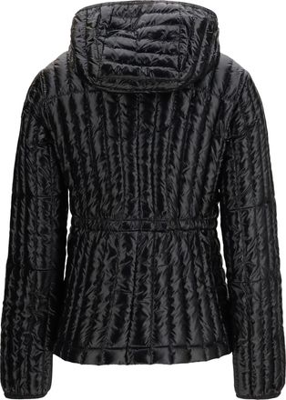 Parajumpers Womens Kuon Light Short Down Jacket Black Nylon Coat