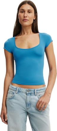 Cotton On Womens Hold Me Short Sleeve in Lapis Lazuri at Nordstrom, Size X-Small