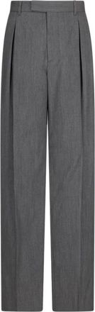 Dior Stijlvolle geweven broek - Heren - Nette broeken - Grijs - S - Broeken