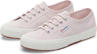 Superga 2750 Cotu Classic Low Cut Canvas Trainers Pinkish/Avorio 4 UK