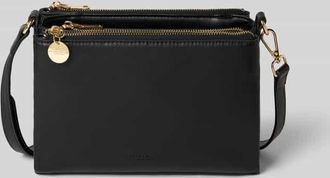 Seidenfelt Manufaktur Handtasche mit Label-Detail Modell RYD in Black, Gr&ouml;&szlig;e 1