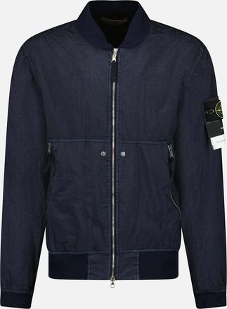 Stone Island Mens Stone Island Nylon Metal Watro-TC Bomber Jacket navy - Size: Regular/36
