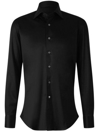 Fray Camicia con colletto alla francese - Nero