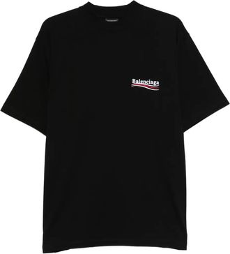 Balenciaga T-shirt con logo - Nero
