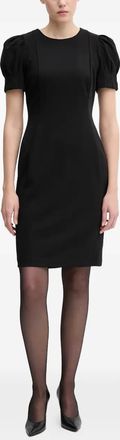 DKNY Abito corto con maniche a palloncino - Nero