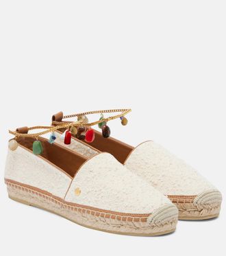 Stella McCartney Alpargatas Gaia de lona adornadas