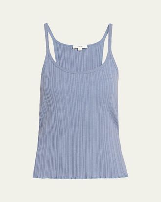 Vince Variegated Rib Tank Top