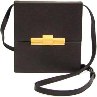 Bottega Veneta Pre-owned Cross Body Bags, female, Brown, Size: ONE SIZE Pre-owned Leather Shoulder Bag