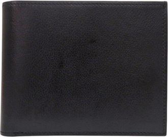 Herm&egrave;s Black Evergrain Leather Wallet (Bi-Fold) (Pre-Owned)