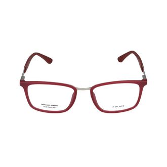 Police Glasses, unisex, Red, Size: 49 MM Vk063 Eyeglasses