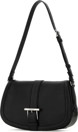 Alexander McQueen Womens Satchel Shoulder Black Bar Large