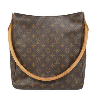 Louis Vuitton Pre-owned Shoulder Bags, female, Brown, Size: ONE SIZE Pre-owned Looping GM Shoulder Bag