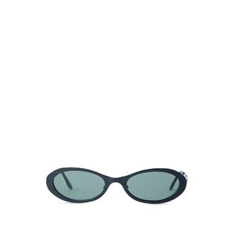 Our Legacy Oval Sunglasses With Slim Temples And Tinted Lenses. Oval FramesTinted LensesSlim Temples