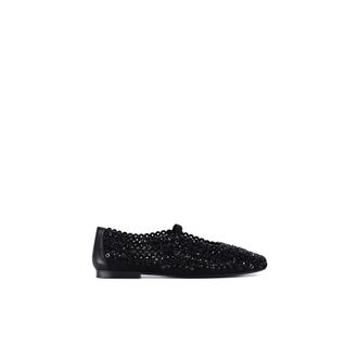 Tosca Blu Schoenen, Dames, Zwart, 36 EU, Leer, Chantilly Ballerina
