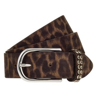B.Belt Leora Riem - unisex - Riemen - Bruin - 75 CM - Leer - Accessoires
