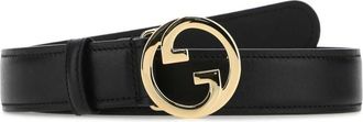 Gucci Black Logo Belt