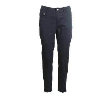C.Ro Blue Smooth Classic Trousers 6009-440 - female - C.Ro - Slim-fit Trousers - Black - 2XL - Trousers