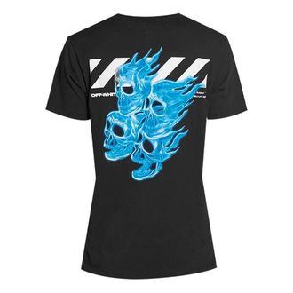 Off-white Black Small logo Back Skeleton Stripe Printing Ordinary Version OMAA027S191850171088