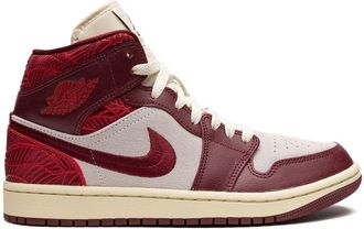 Nike Jordan Air Jordan 1 Mid Tiki Leaf sneakers - women - Leather - 11.5 - Red